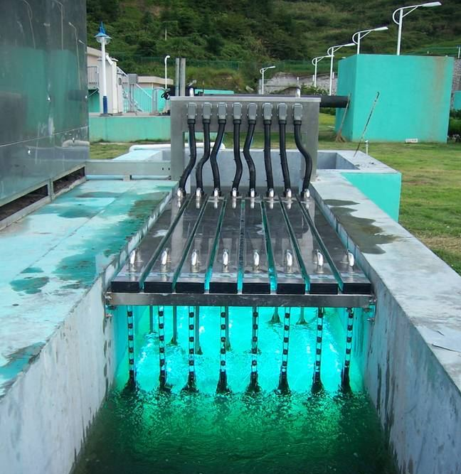 厂家直供 污水 废水处理杀菌消毒设备 明渠式紫外线消毒器价格 模块式紫外线消毒系统