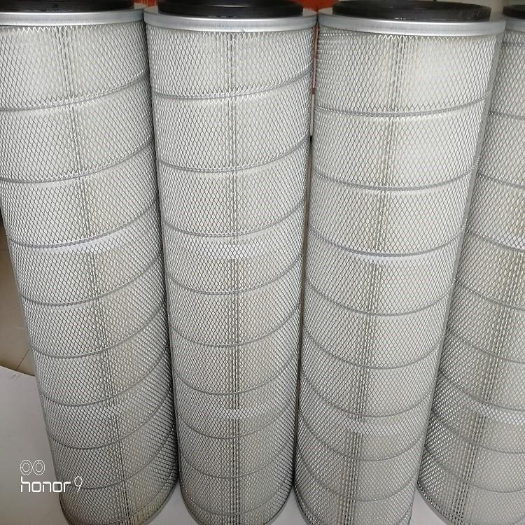 除尘折叠滤芯320*220*900工 业除尘滤筒六耳快拆卡盘式滤筒新瑞源环保