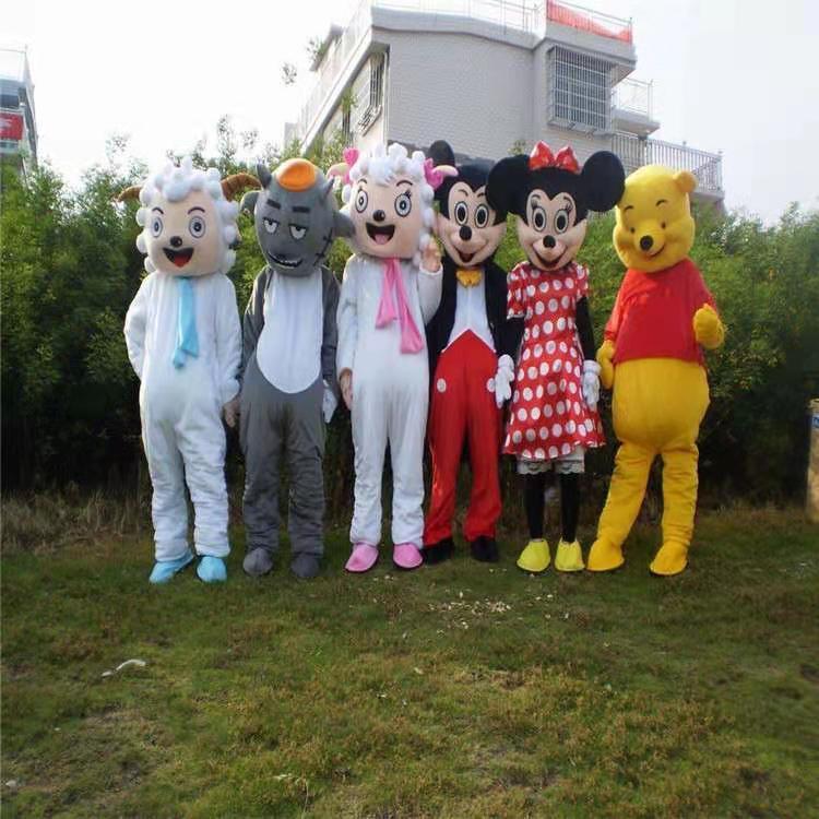 嘻咪 动漫演出服装人偶服出售 牛充气卡通人偶服 价格合理