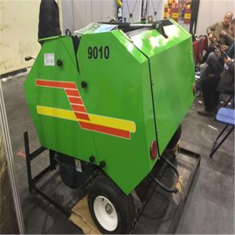 自动捡拾粉碎打捆机 小型圆捆打捆机