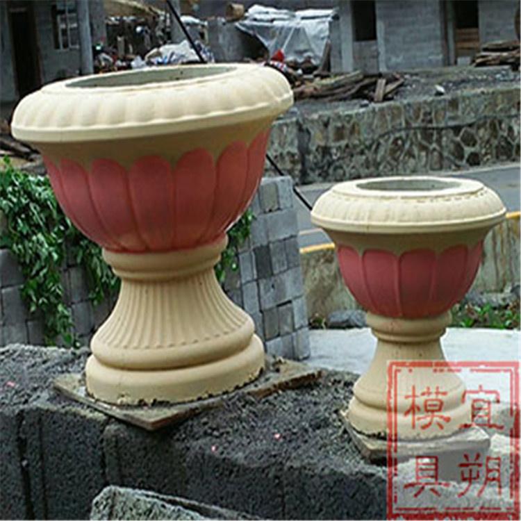 模具厂家 景观水泥盆景模具 古典大气花盆模具