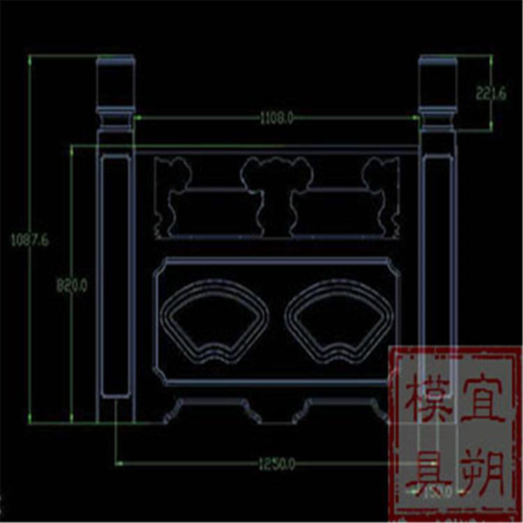 桥栏板模具 汉白玉浮雕模具 桥梁公路道路模具