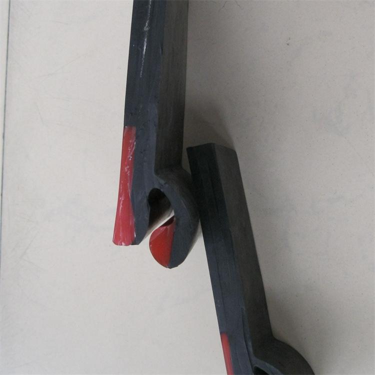 密封导料槽用双面橡胶防溢裙板 防溢挡边板