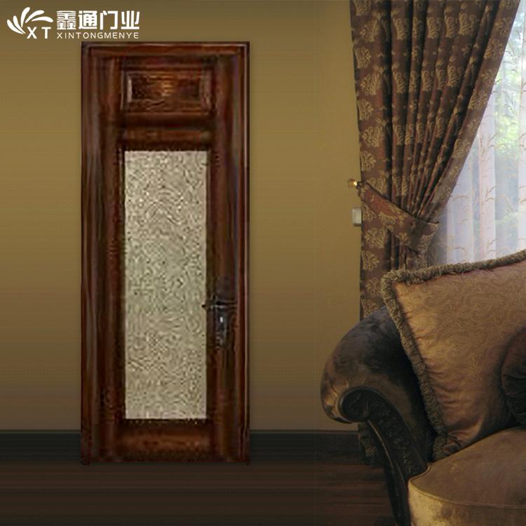 鑫通门业专业制作静谧室内门中式松木新款烤漆门