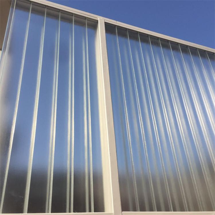 260mm宽钢化U玻 U型喷砂玻璃 香梨纹U型玻璃 