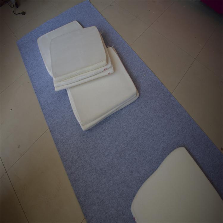 针刺混纺羊毛毡 隔温羊毛毡 厚度羊毛毡