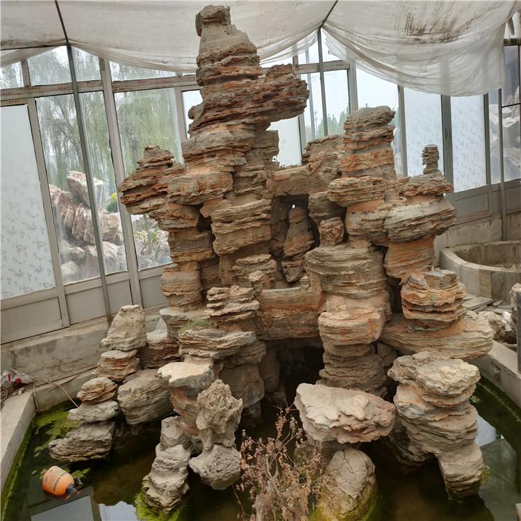 护坡施工 园林护坡千层石 千层石价格