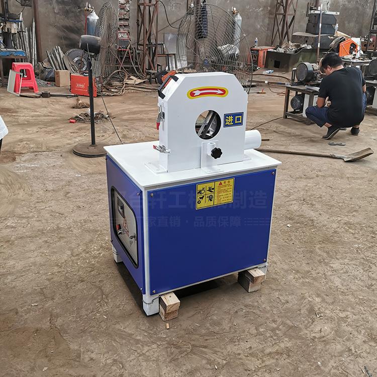 自动弯管抛光机大直径弯曲管除锈抛光机不锈钢铁管拉丝弯管砂带机