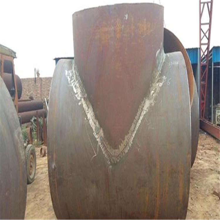 厂家现货国标无缝碳钢三通 按需定制大口径对焊三通		