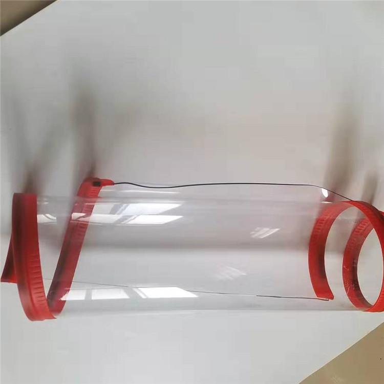皮门帘空调PVC塑料透明磁吸帘子