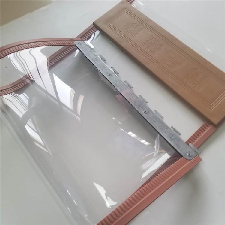 皮门帘冬季防寒磁性软门帘