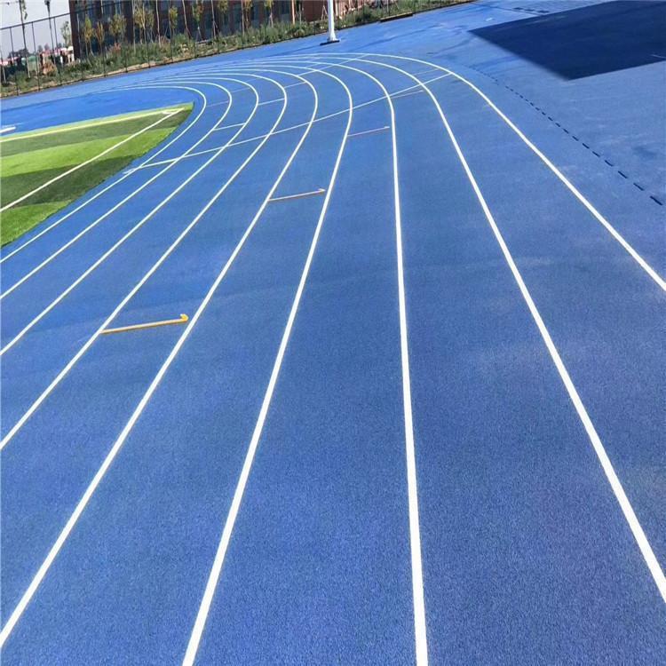塑胶跑道 学校塑胶跑道操场铺装 预制型跑道