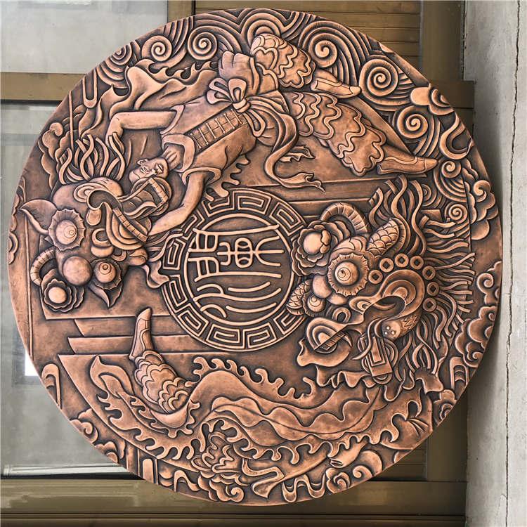 锻铜雕塑定制 大型锻铜浮雕制作