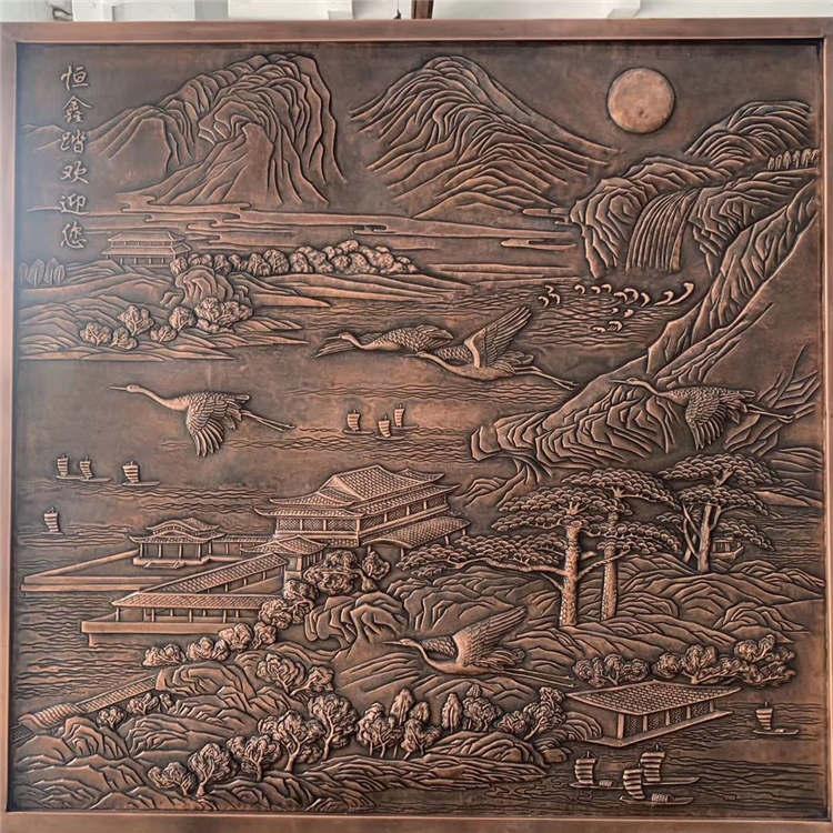 铸铜雕塑  牌匾浮雕  动物铜雕定制