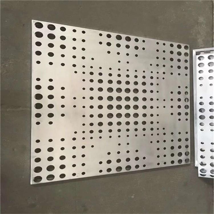 河北幕墙异形雕花冲孔铝单板裸板