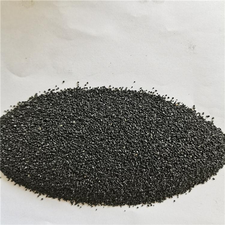 供应金刚砂 抛光除锈黑色石英砂亮黑砂 地坪材料彩色金刚砂