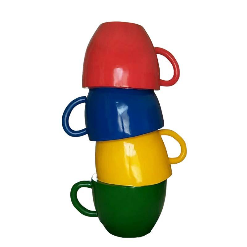 玻璃钢杯子雕塑 门口招牌卡通奶茶杯雕塑造型