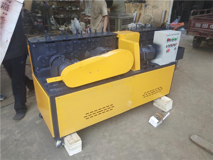 大棚管调直弯曲机 脚手架子调直刷漆机 钢管调直机厂家