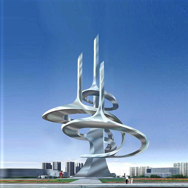 景点校园门口雕塑 优质厂家供应大量不锈钢雕塑现货