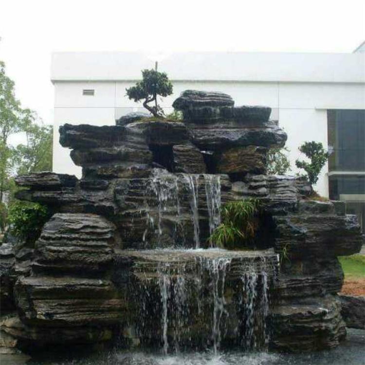 千层石假山造景工程 园林假山工程制作 包工包料