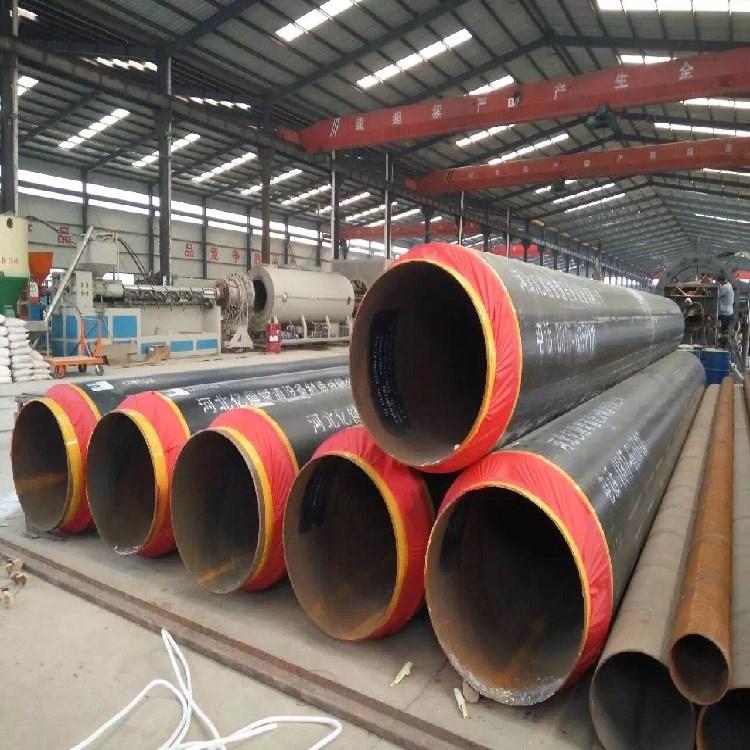 架空铁皮保温管 dn50聚氨酯埋地管 地埋保温管