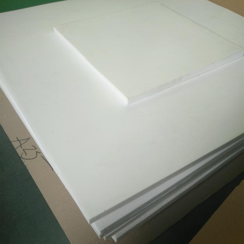 全新料铁氟龙塑料王纯料聚四氟乙烯制品 四氟减震垫块 加厚四氟制品1.2m*1.2m聚四氟乙烯板加工 定做 15mm盲板四氟垫片