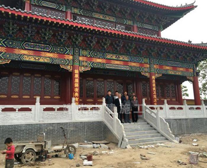 园林古建彩绘施工价格是多少-建光古建施工安全可靠：