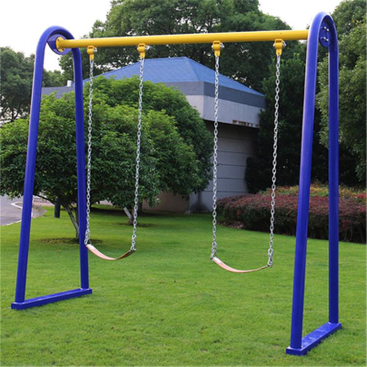 户外儿童秋千 公园健身器材双人秋千组合 定制组合秋千