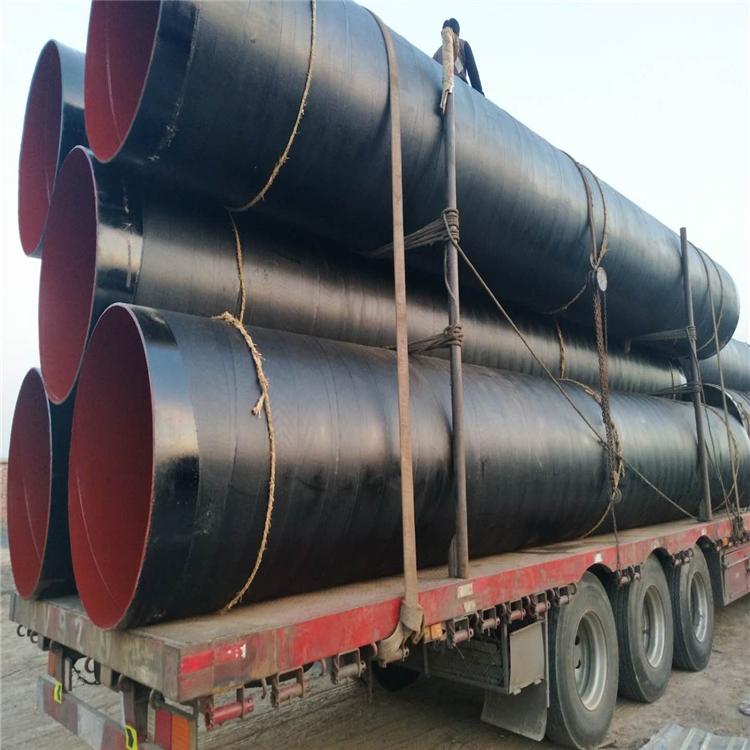 供排水螺旋管 环氧树脂IPN8710 环氧煤沥青三油两布防腐螺旋钢管