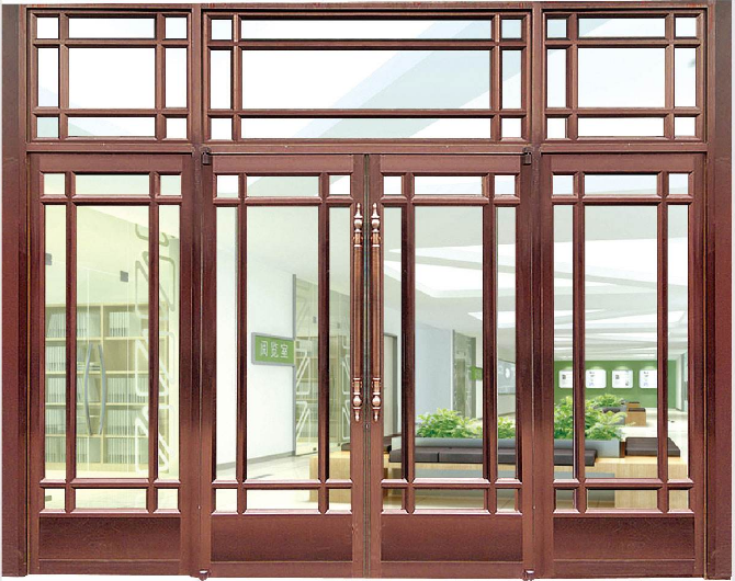 欧式肯德基门基材型材测量定制