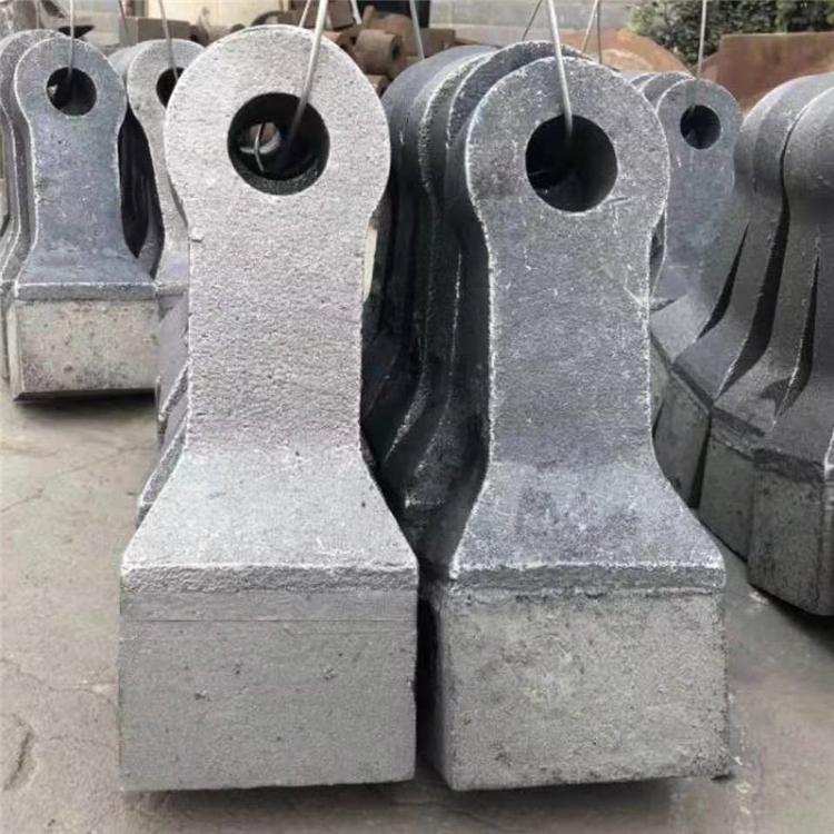 破碎机锤头 锻打锰 钢锤 高铬合金锤头 双金属复合锤头