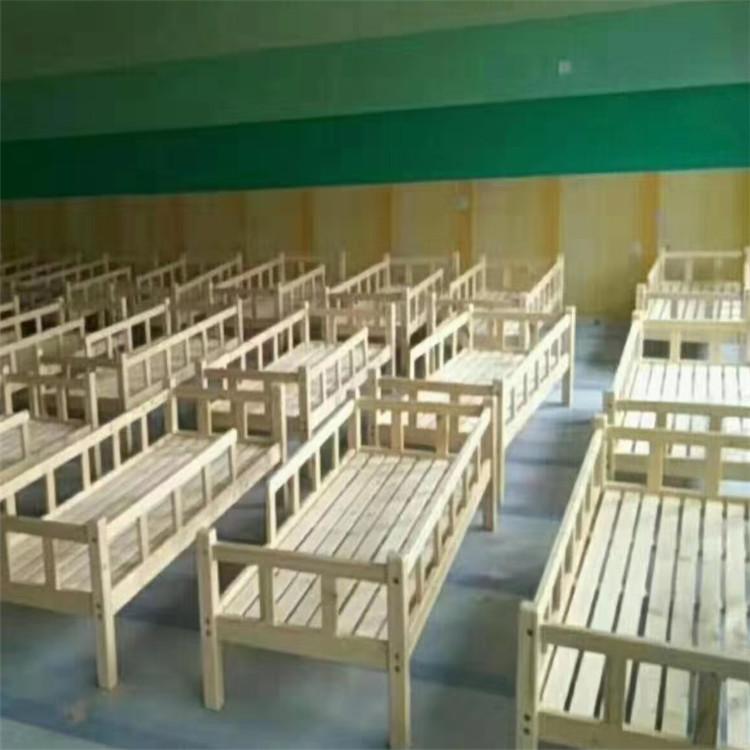  幼儿园实木床厂家 早教机构儿童午休床 