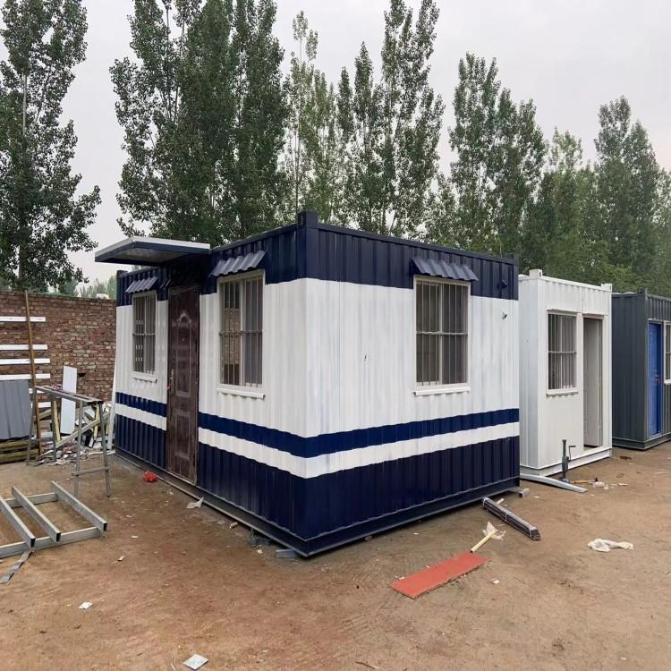活动板房 工地会议室 双层住人集装箱上门安装