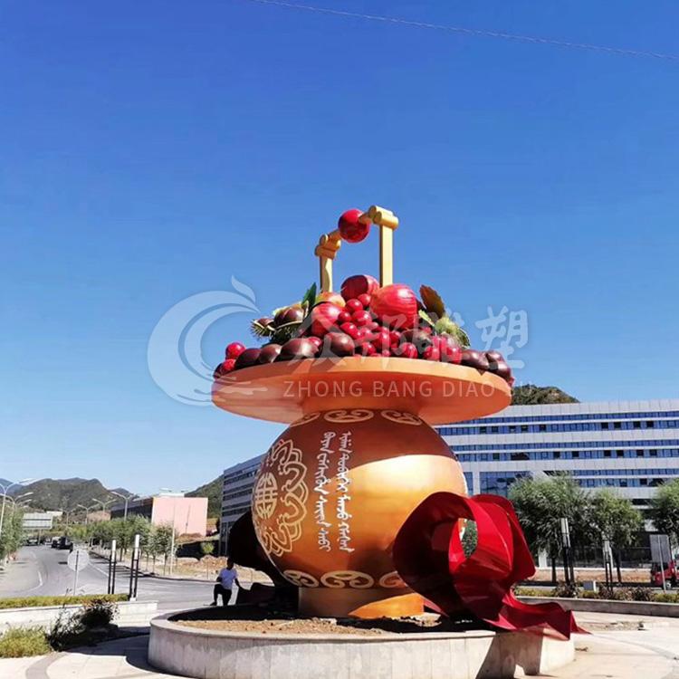 不锈钢动物雕塑 不锈钢彩绘雕塑定制 异形不锈钢雕塑 广场不锈钢景观雕塑批发