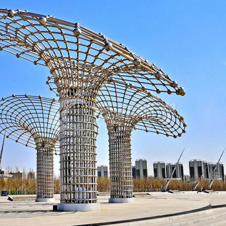 城市不锈钢景观雕塑 异形不锈钢雕塑 不锈钢彩色雕塑 大型不锈钢雕塑摆件