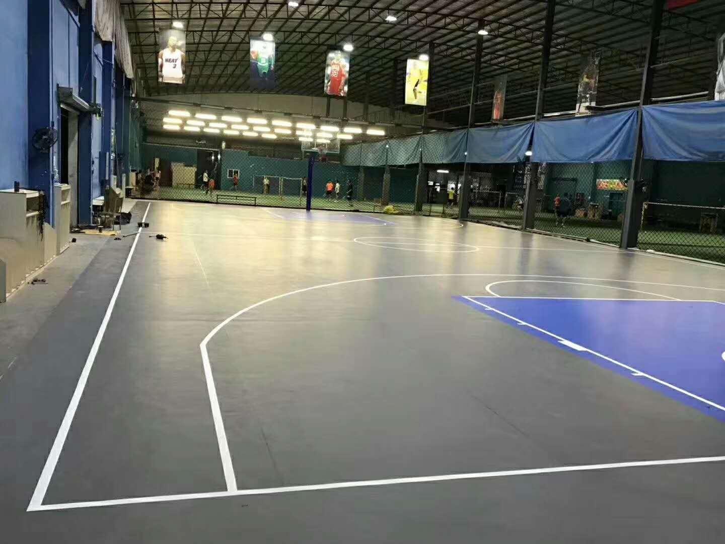 4.5宝石纹 运动地板 篮球场