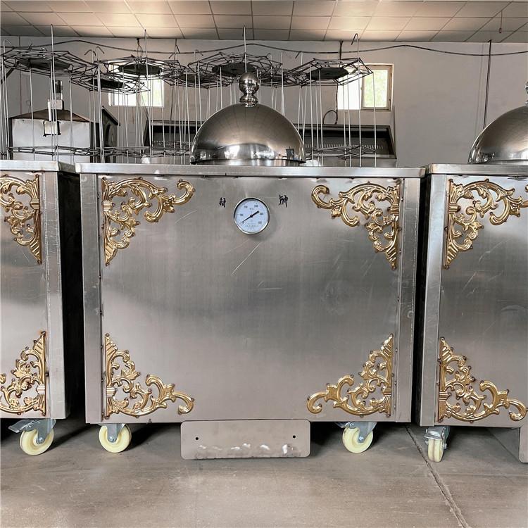 大型馕坑炉加厚不锈钢商用木炭不锈钢馕坑烧烤炉