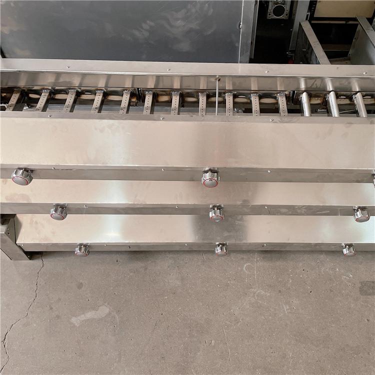 无烟烧烤桌子商用自助烧烤架木炭桌家用户外庭院不锈钢烤羊腿烤炉