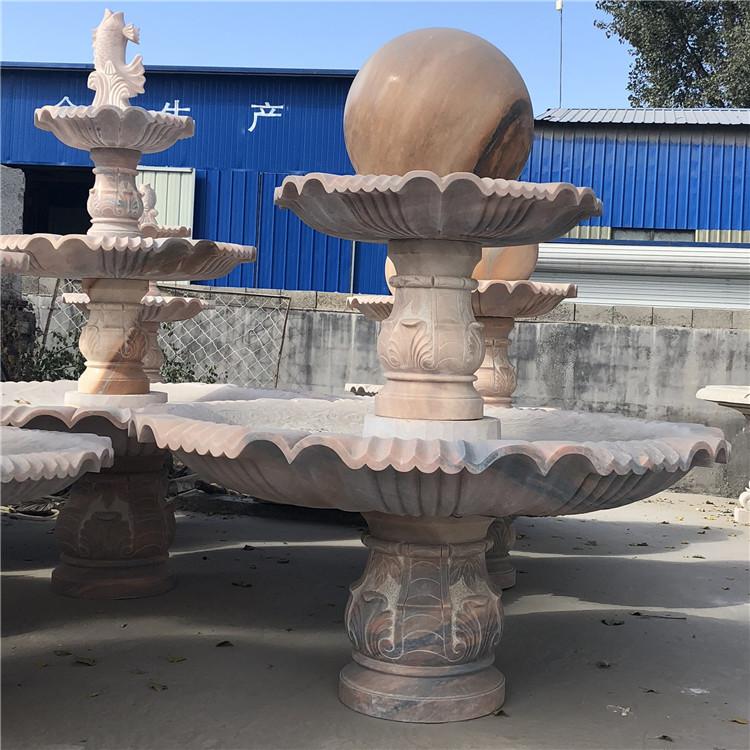 石雕喷泉 门口大型欧式喷泉厂 优质石材 厂家直销