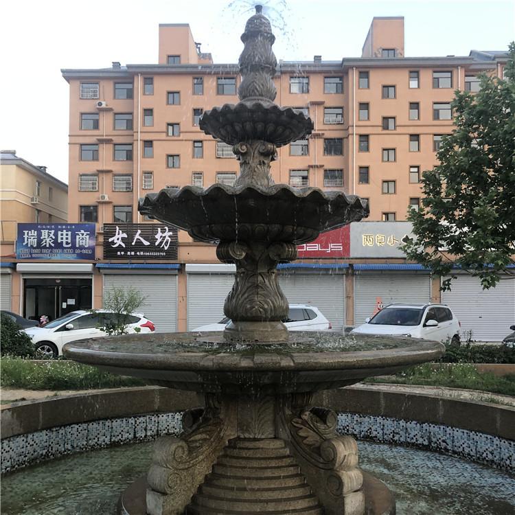 喷泉石雕喷泉 摆件石雕喷泉 青石石雕喷泉常年销售