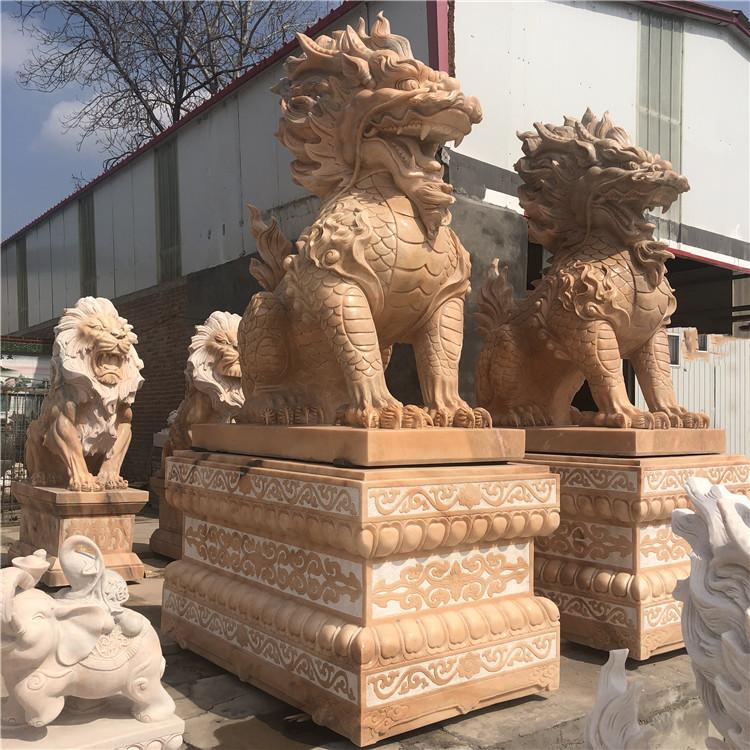 石雕麒麟 石雕麒麟精选厂家 厂家直销