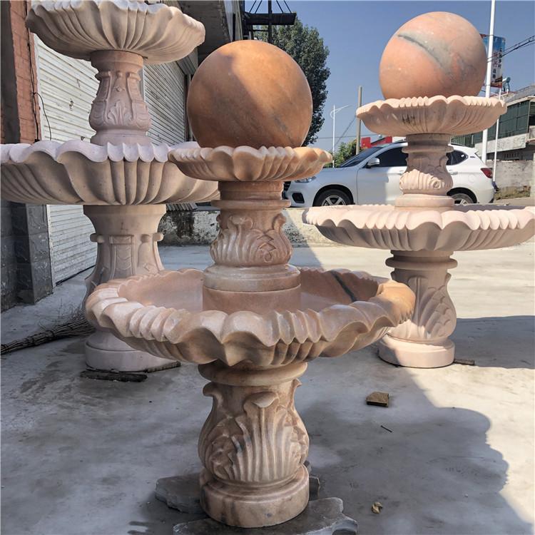 大理石石雕喷泉 景观石雕喷泉 室外石雕喷泉