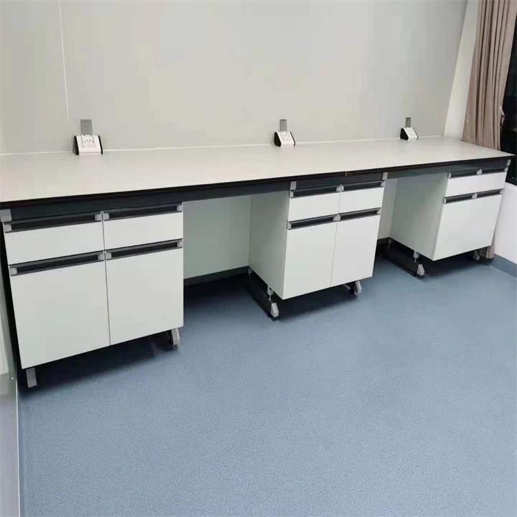 实验台厂家工作台钢木全钢化验室操作台试验边台中央台通风橱柜JBS-T12