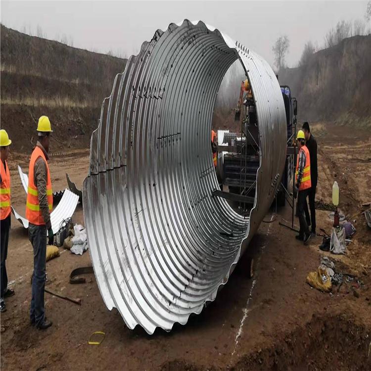 厂家直供各种预应力波纹管-桥梁用镀锌金属波纹管-大口径带钢桥梁镀锌波纹管