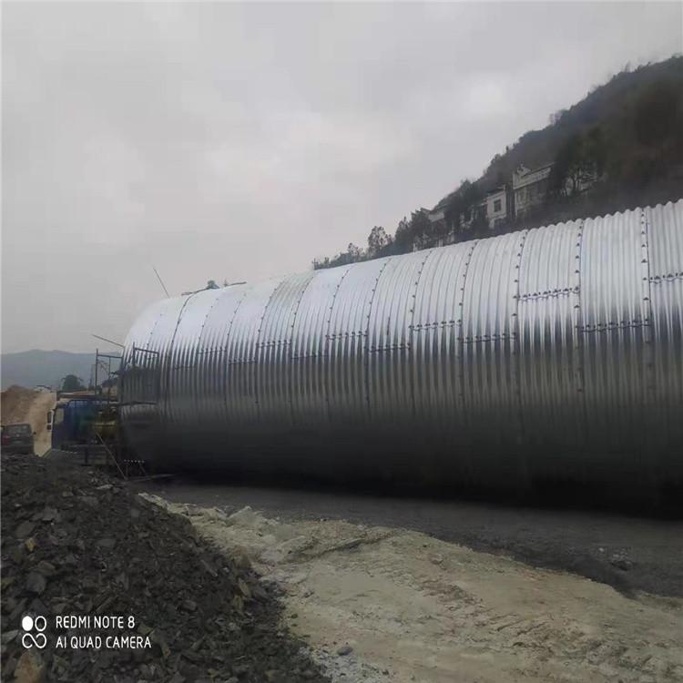 河北正轩 镀锌波纹涵管 钢制波纹管涵