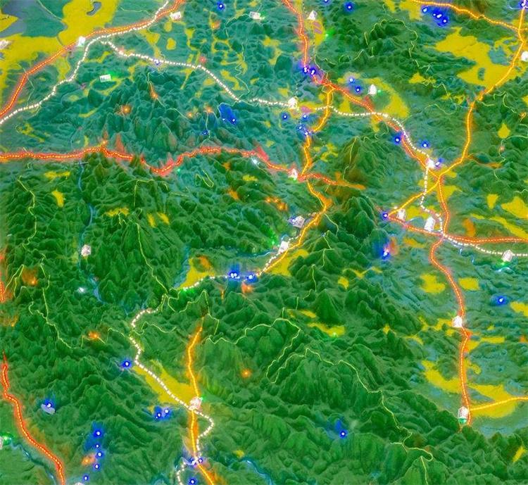 地产售楼建筑模型 地形地貌沙盘