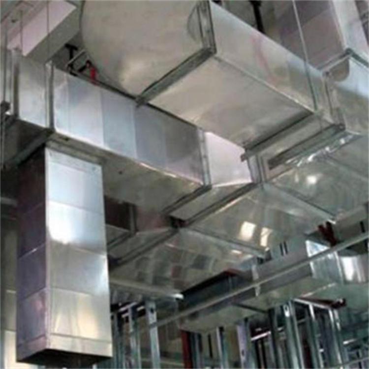 供应白铁风管 中央空调双层保温通风管道 饭店厨房排烟镀锌风管