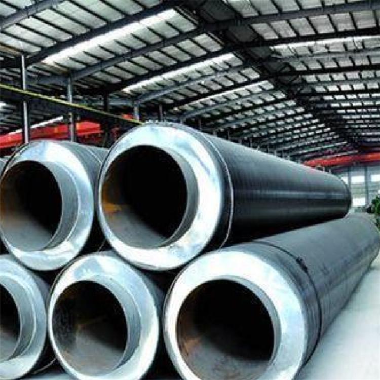 聚氨酯螺旋保温钢管 洲际直埋保温管 预制聚氨酯保温管厂家