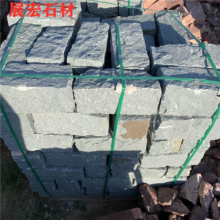 青石块石垒墙石 毛石挡墙石