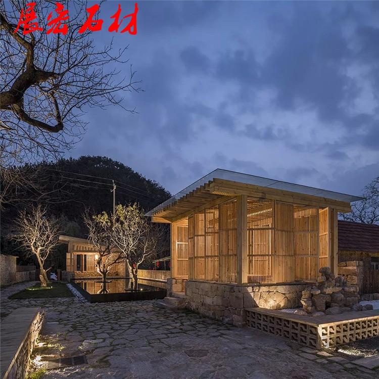 垒墙石 毛石 片石 护坡石 碎拼石 砌墙石 案例品鉴